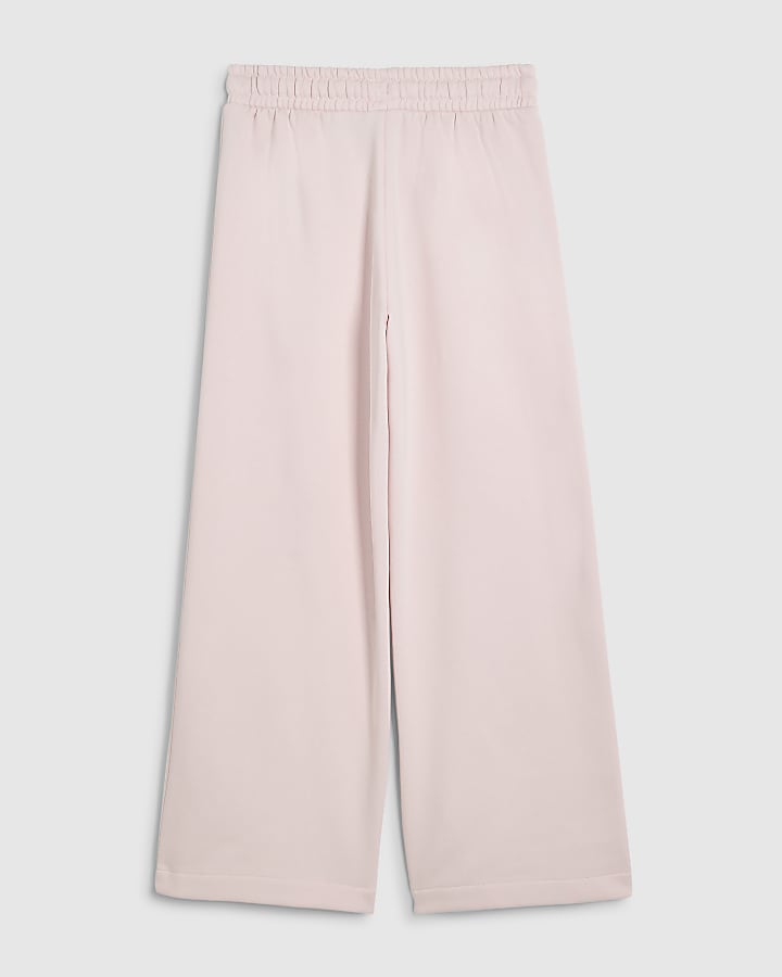 Girls Pink Side Stripe 02 Joggers