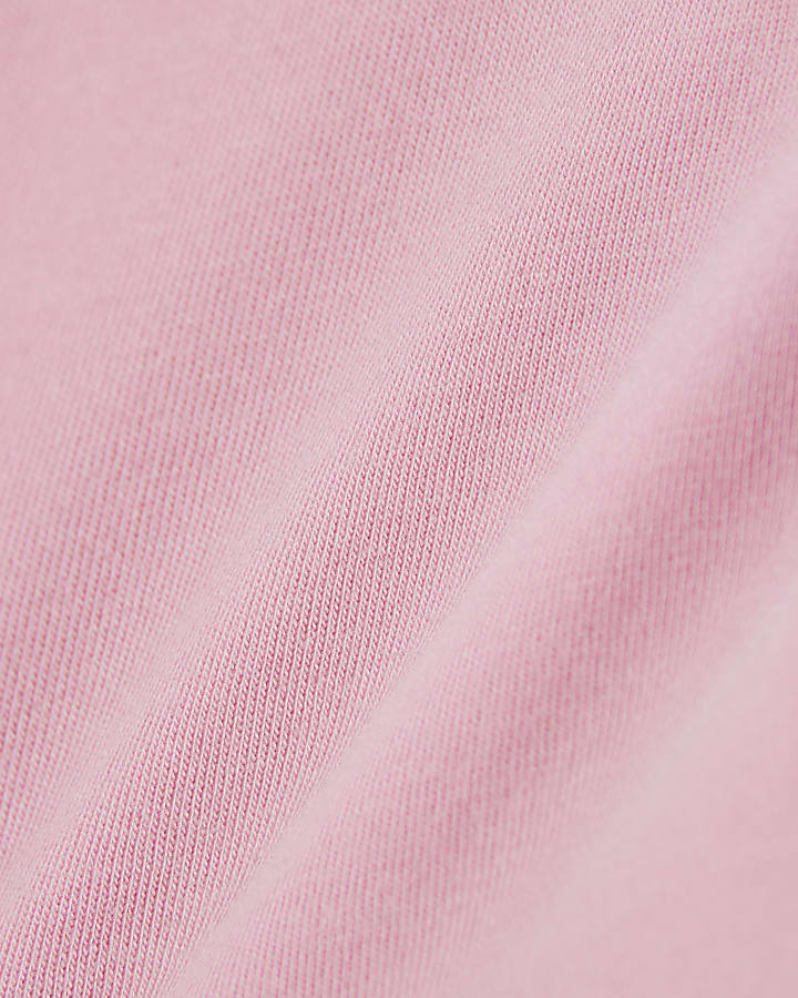 Girls Pink Frogging Detail Top