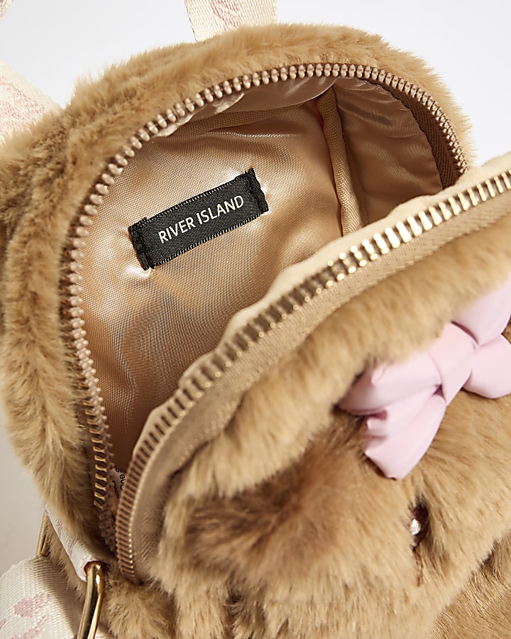 Girls Brown Capybara Crossbody Bag
