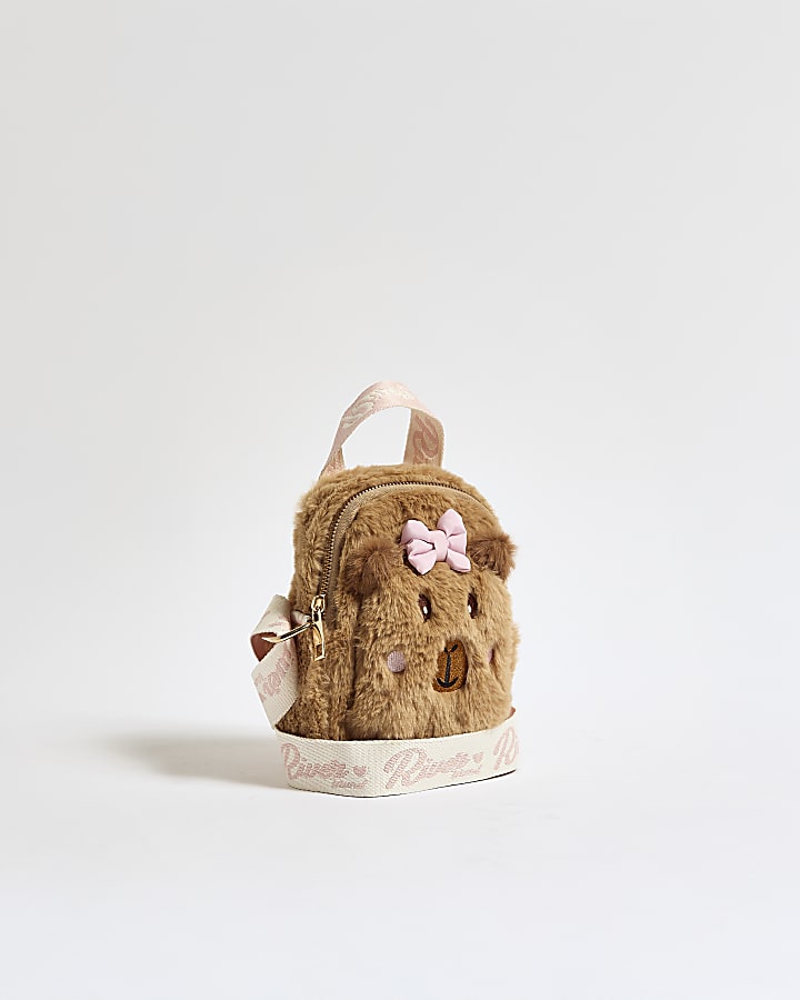 Girls Brown Capybara Crossbody Bag