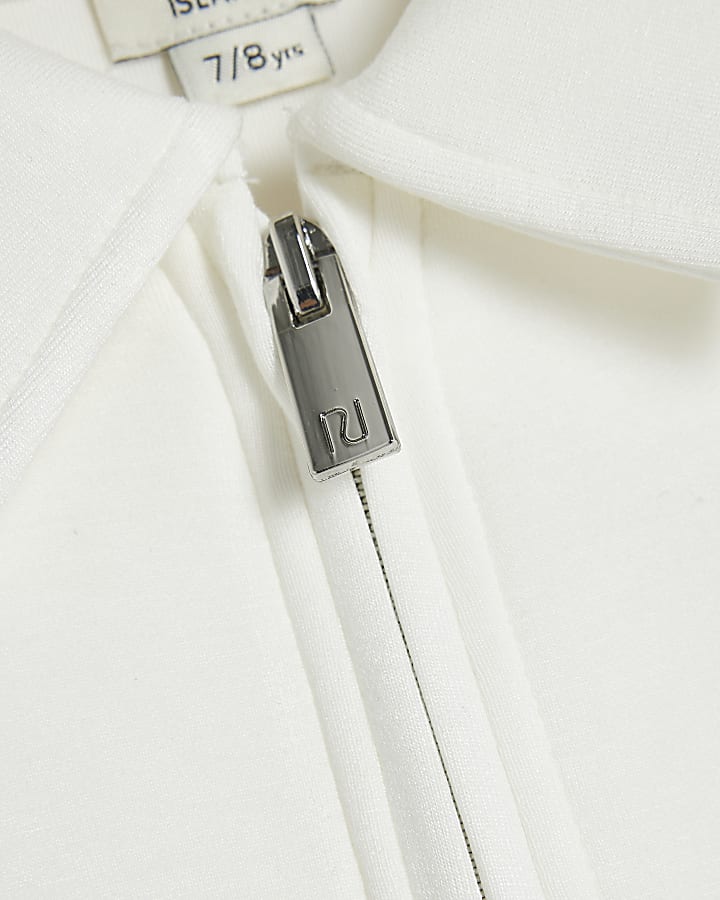 Boys White Polo Shirt
