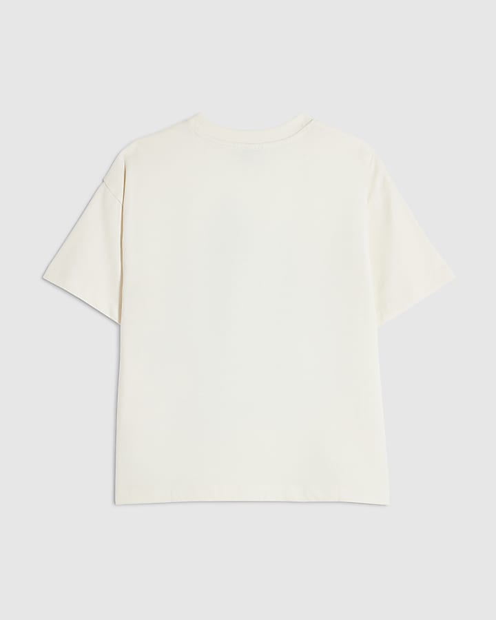 Boys Ecru 85 Graffiti T-Shirt
