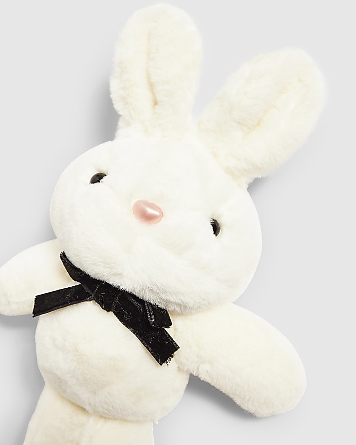 White Bunny Keyring