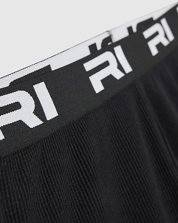 Boys Black Japanese Texture Pyjama Shorts Set