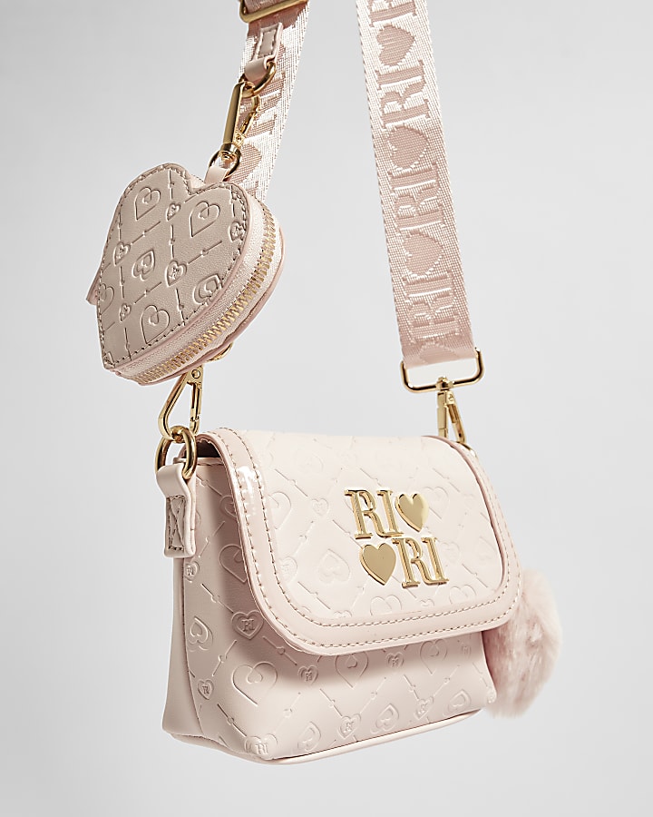Pink Monogram Crossbody Bag