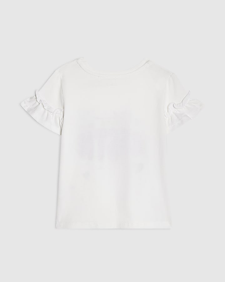 Mini Girls White Got a Bestie T-Shirt