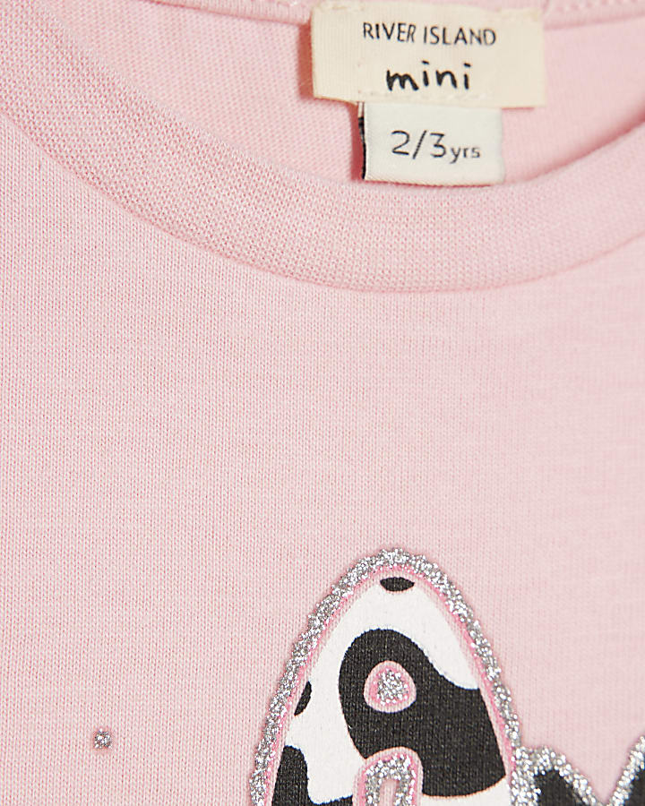 Mini Girls Pink Kind Of Friend T-Shirt