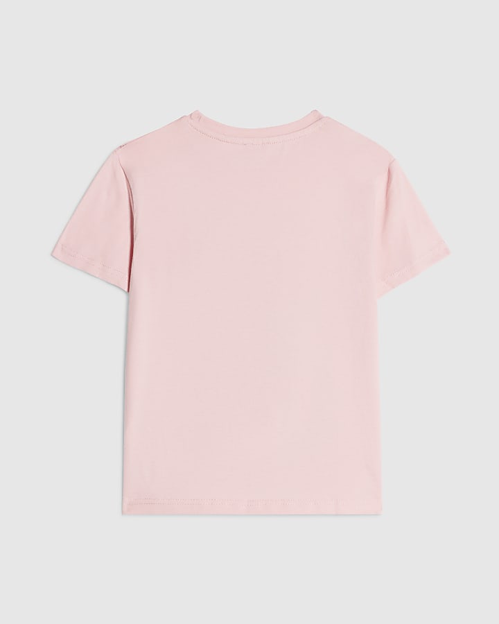 Mini Girls Pink Kind Of Friend T-Shirt