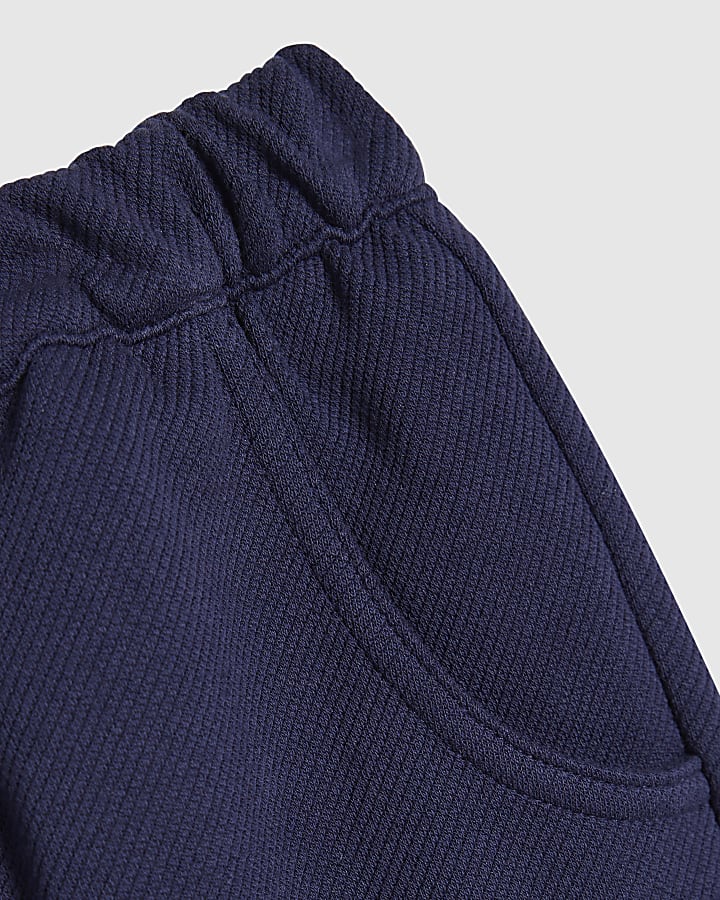 Mini Boys Blue Stripe 84 Sweatshirt Set