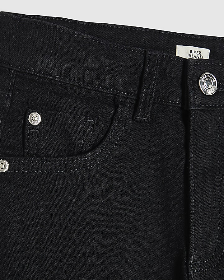Girls Black Flare Jeans