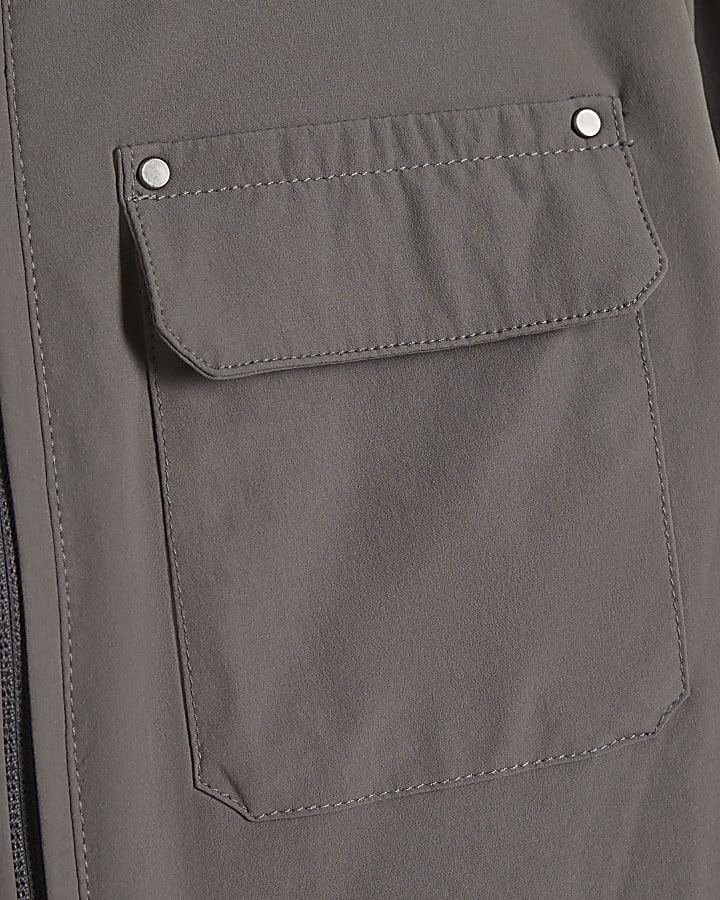 Boys Grey Shacket