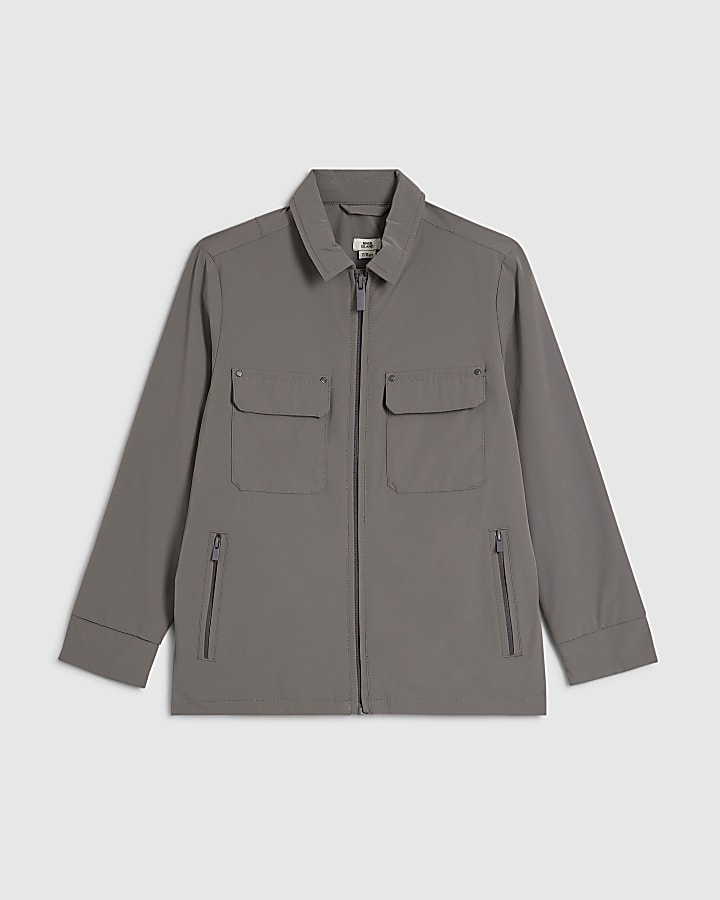 Boys Grey Shacket