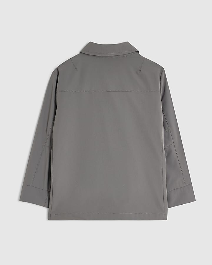 Mini Boys Grey Shacket