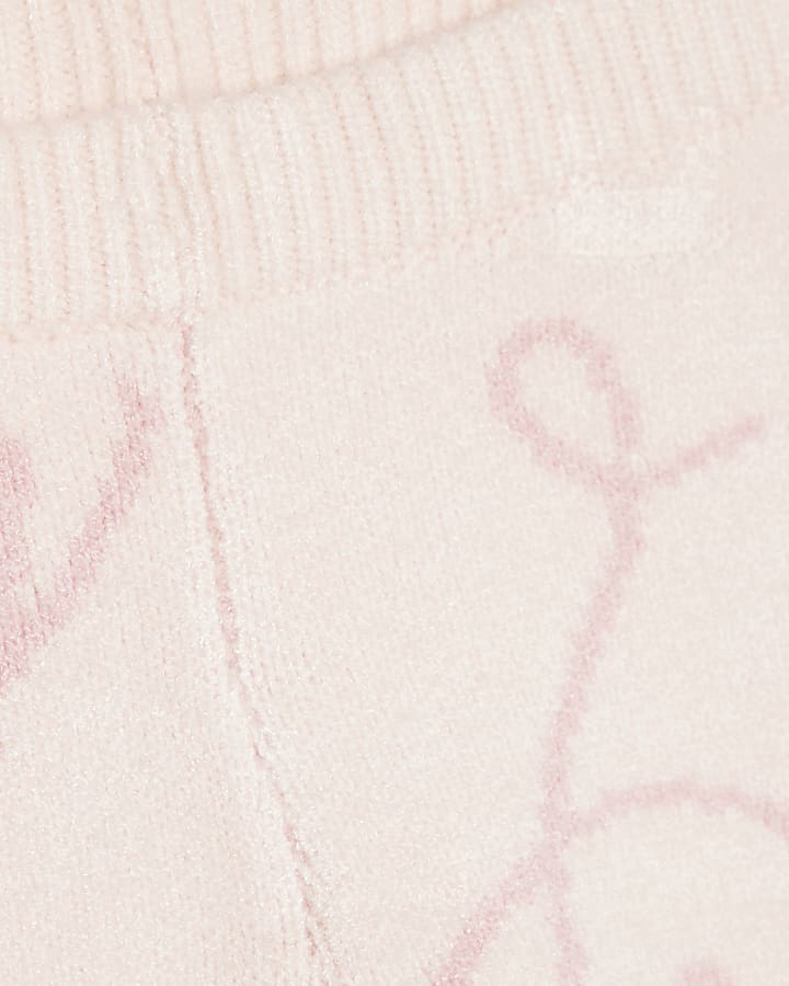 Baby Girls Pink Lovely Knitted Jumper Set