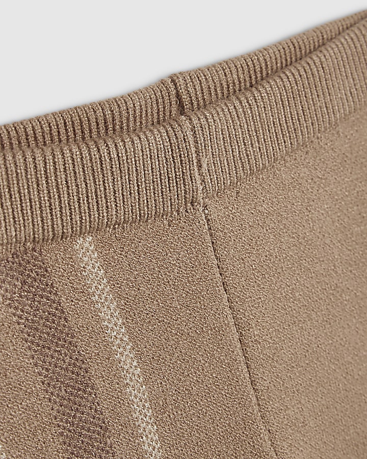 Baby Boys Brown Tiny Champ Knit Jumper Set