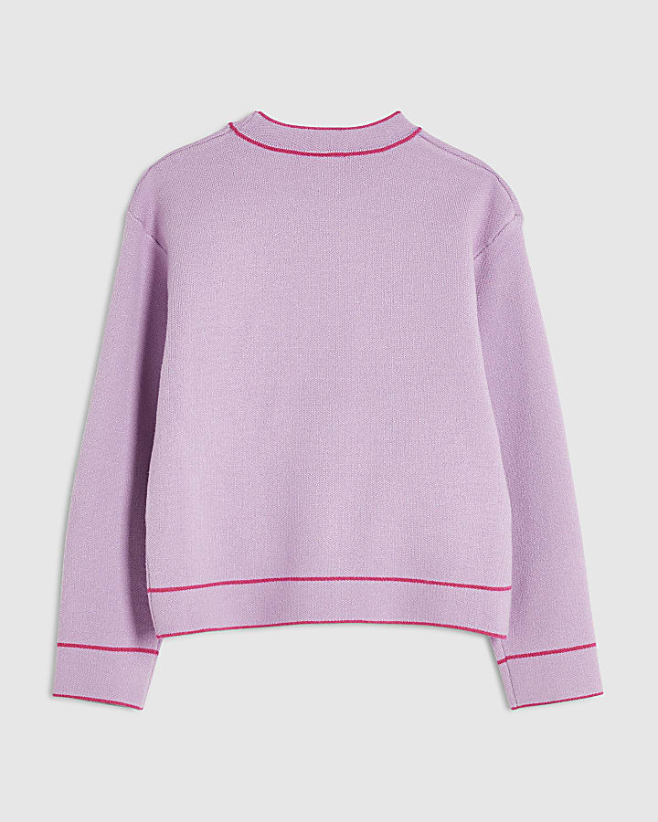 Girls Purple Sassy Era Jumper