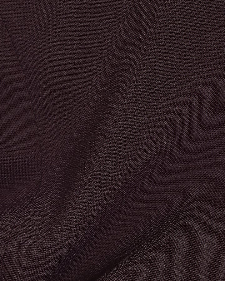 Girls Purple Tailored Waistcoat