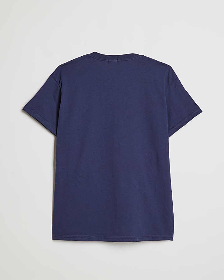 Girls Navy Kpop Cherry Soda T-Shirt