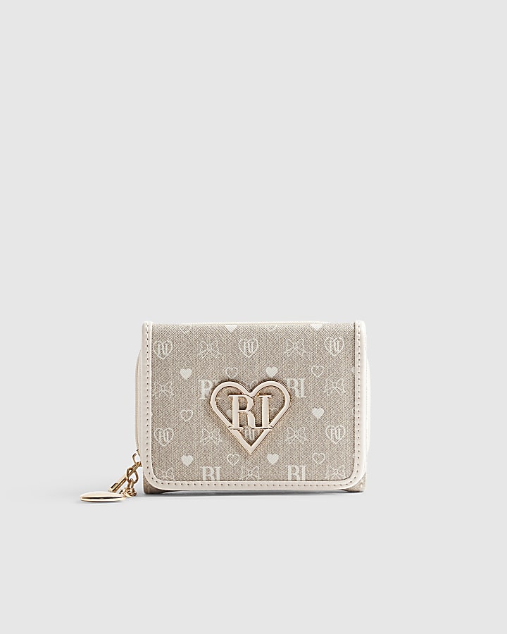 Beige Monogram Purse