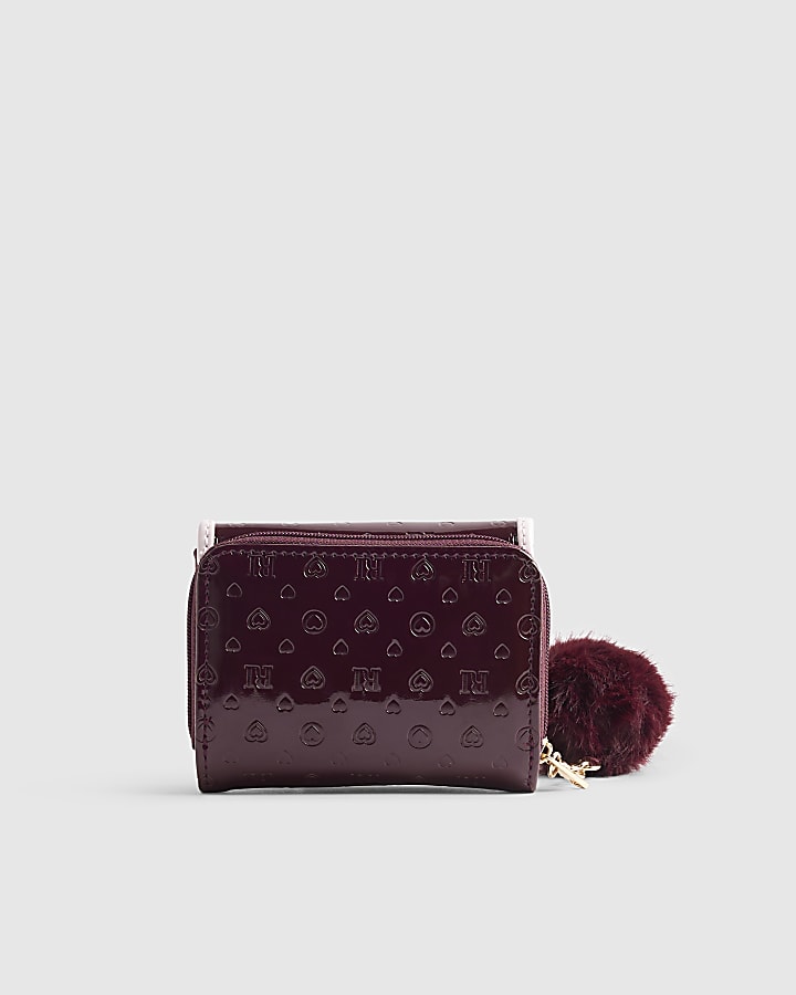 Girls Red Patent Embossed Purse
