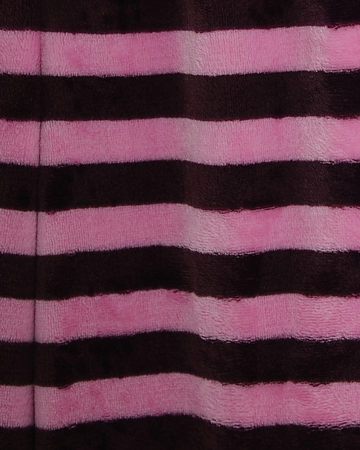 Girls Pink Merry Stripe Loungewear Set