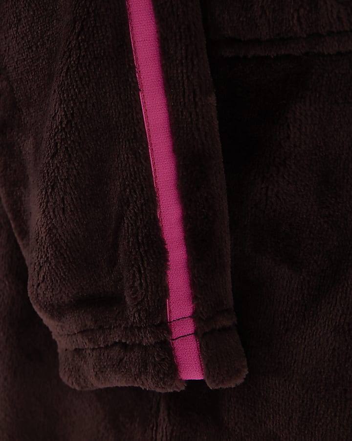 Girl Burgundy Velour Dreamer Club Set