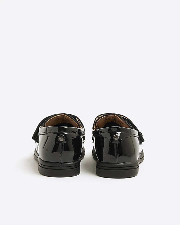 Mini Boys Black Patent Loafers