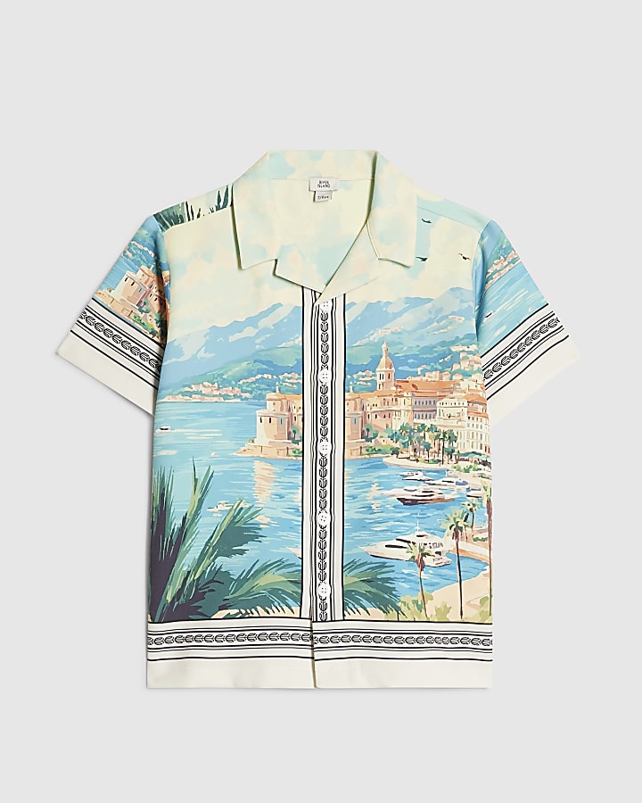 Boys Multi Colour Riviera Short Sleeve Shirt