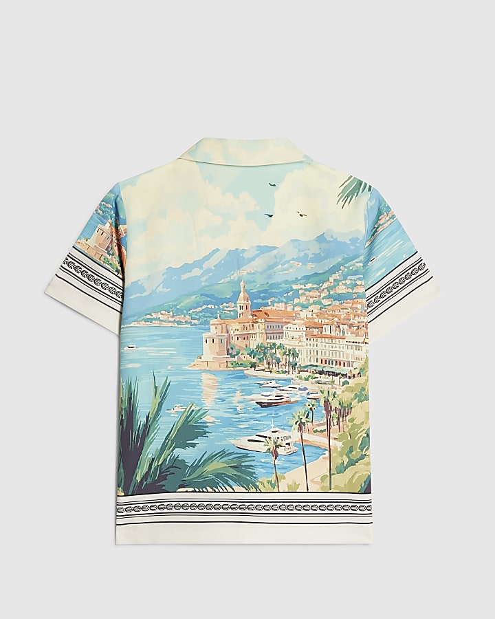 Boys Multi Colour Riviera Short Sleeve Shirt