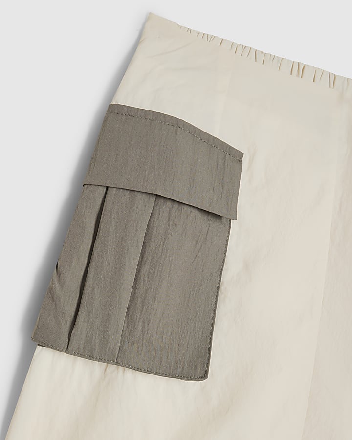 Girls Cream 82 Nylon Skirt