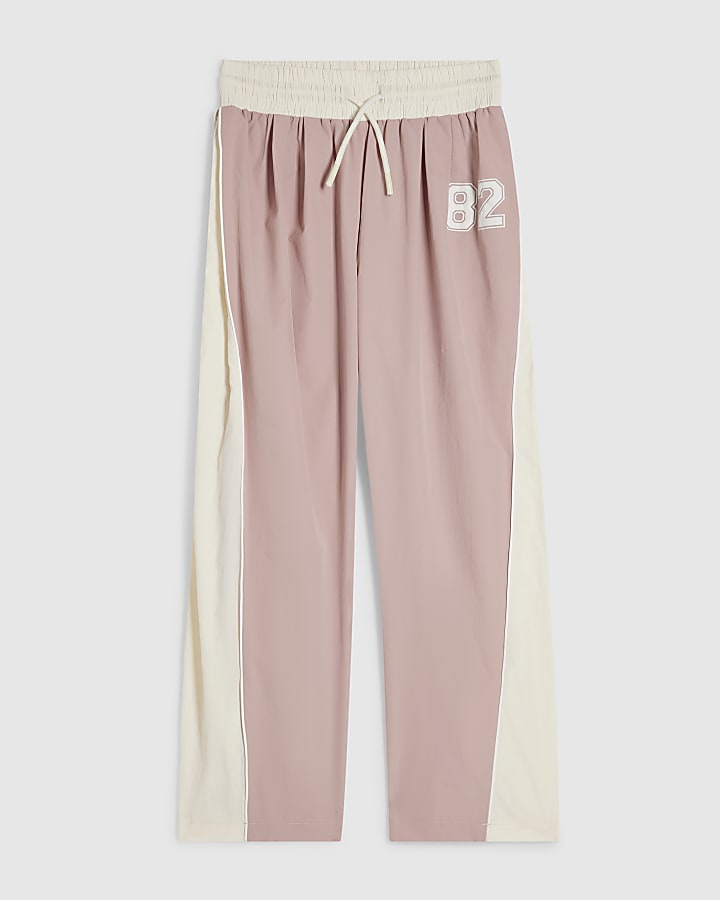 Girls Pink 82 Nylon Trousers