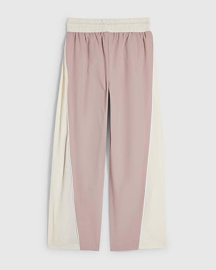 Girls Pink 82 Nylon Trousers