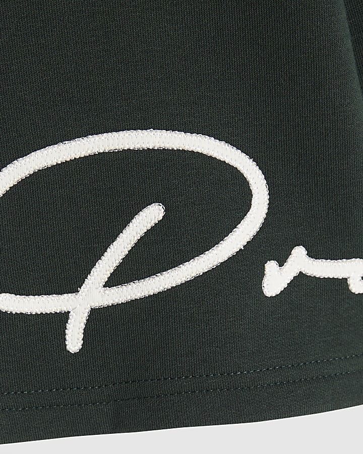 Mini Boys Green Prolific Rugby Sweatshirt