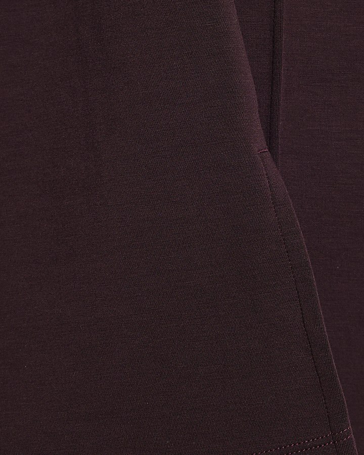 Girls Purple Premium Heart Flared Trousers
