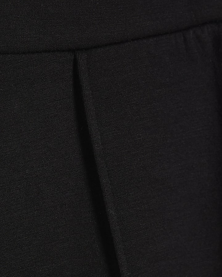 Girls Black Premium Cherry Flared Trousers