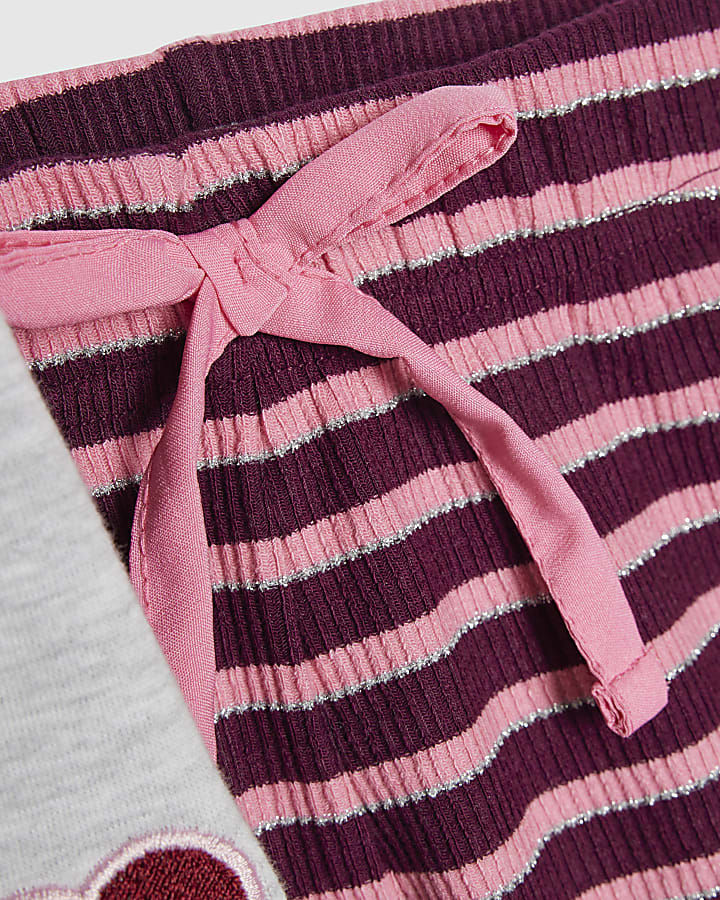 Girls Grey Cosy Era Sweatshirt Pyjamas Set