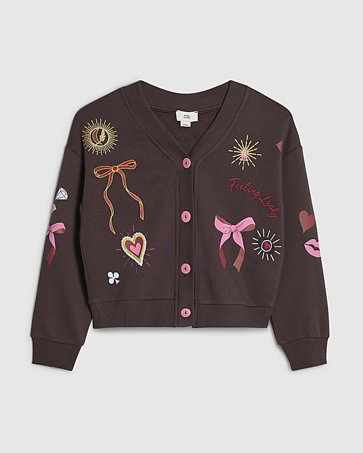 Girls Brow Icons Cardigan