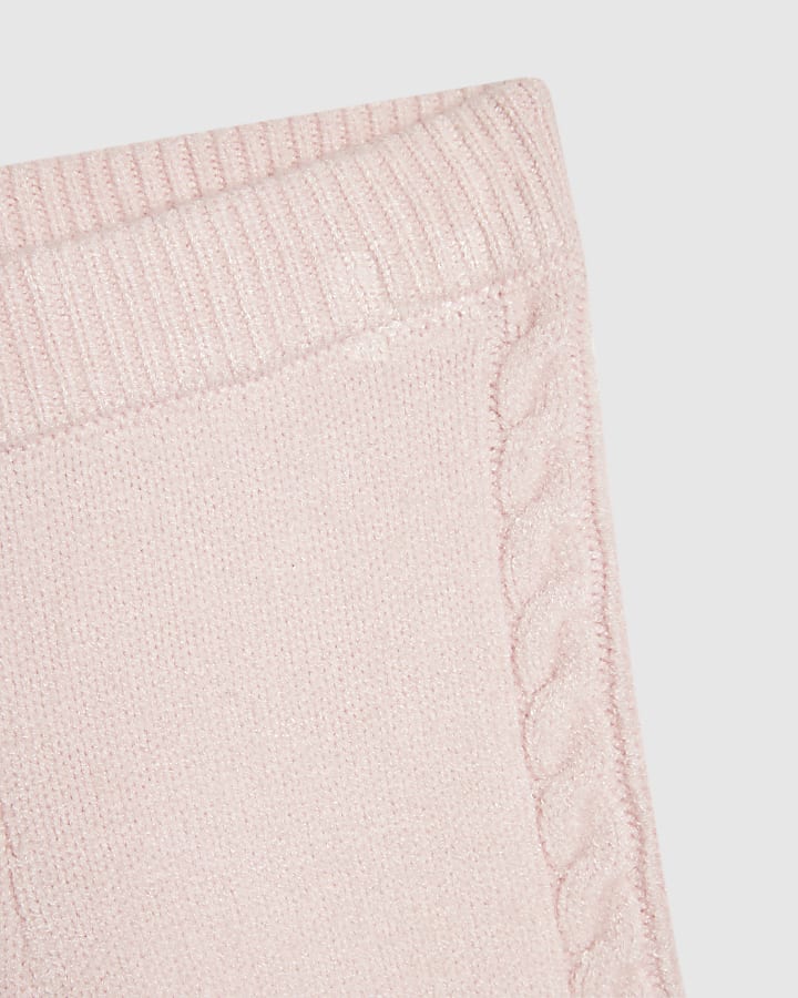 Baby Girls Pink Peplum Cardigan Set