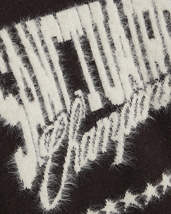 Boys Brown Fluffy Sanctuaire Jumper