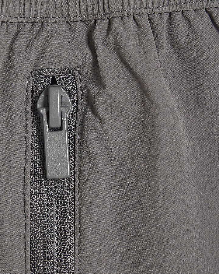 Mini Boys Grey Tech Pocket Cargo Trousers