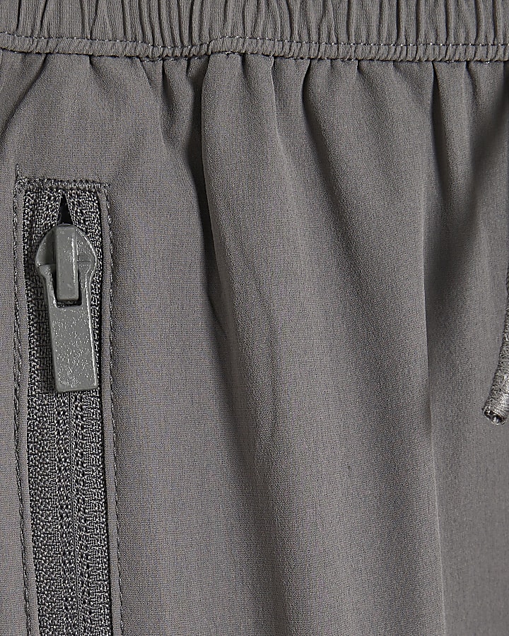 Boys Grey Tech Pocket Cargo Trousers