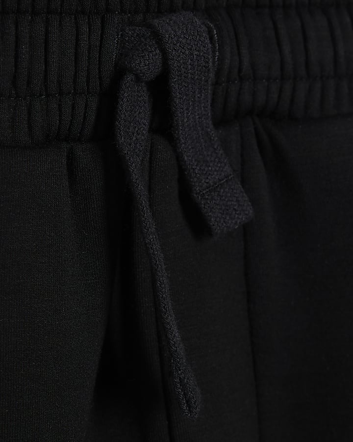 Boys Black Premium Polo Shirt Set