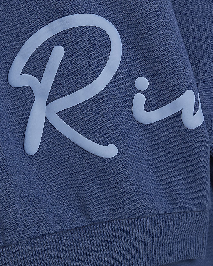 Boys Blue RI Branded Sweatshirt Set