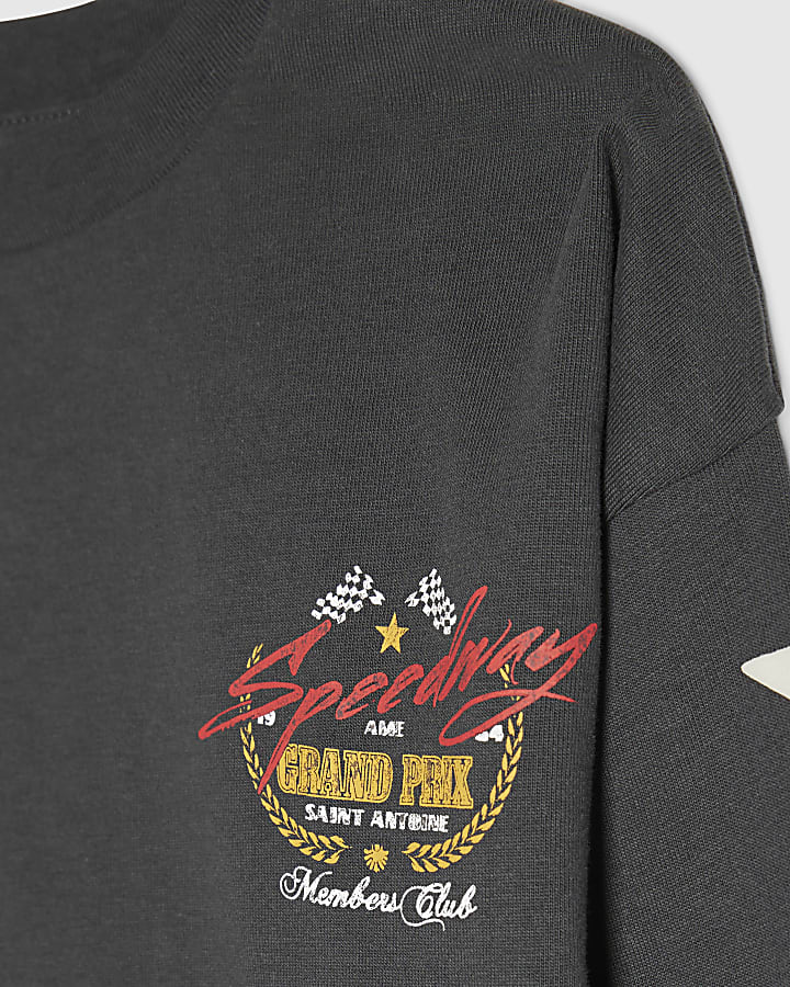 Mini Boys Grey Endurance T-Shirt