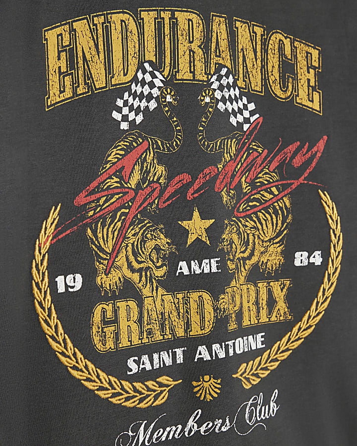 Mini Boys Grey Endurance T-Shirt