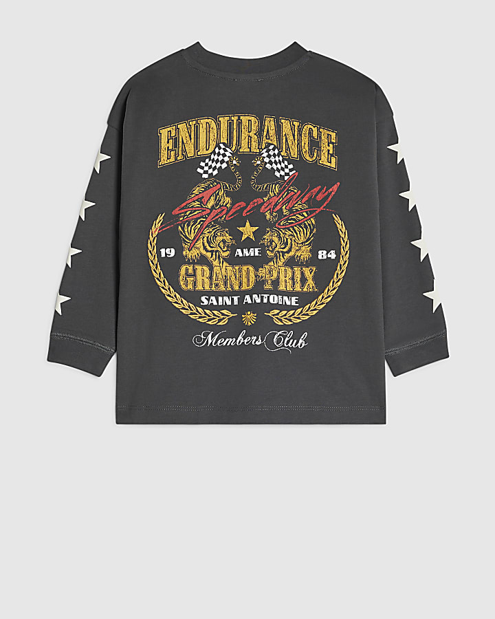 Mini Boys Grey Endurance T-Shirt