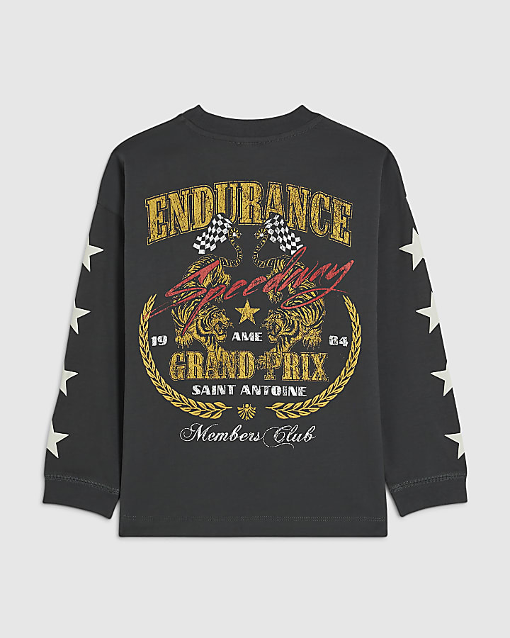 Boys Grey Endurance T-Shirt