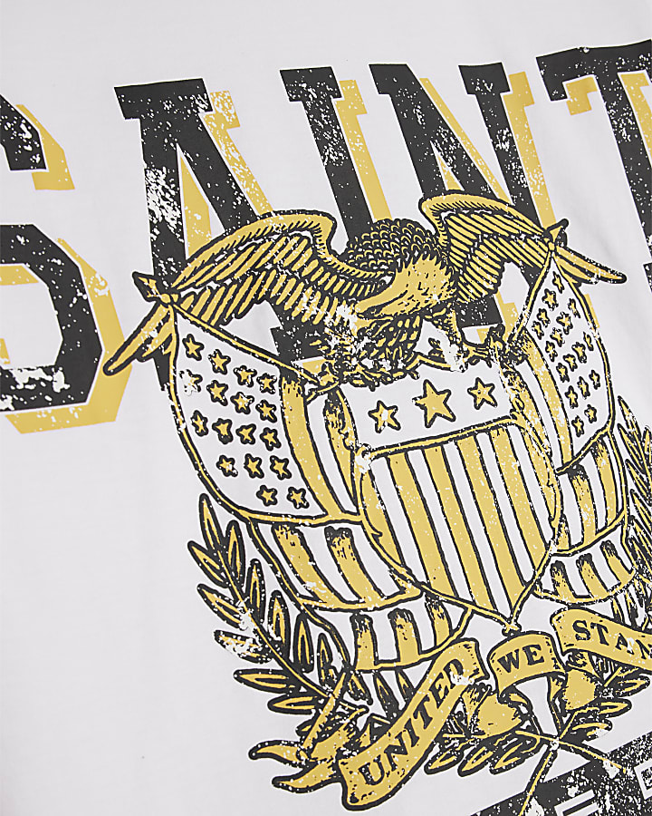 Boys White Club House Saint T-Shirt