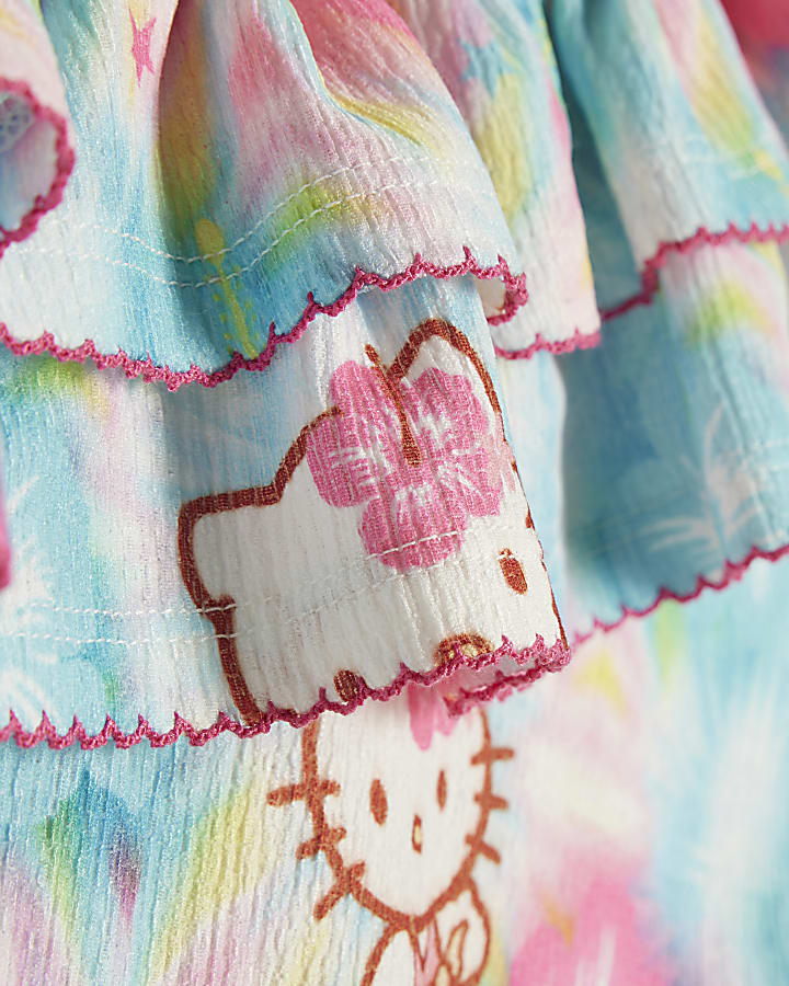 Girls Blue Hello Kitty & Friends Playsuit