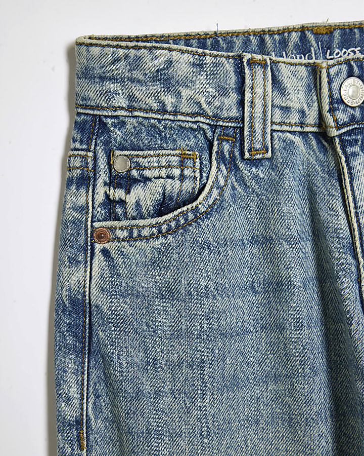 Boys Blue Loose Fit Jeans